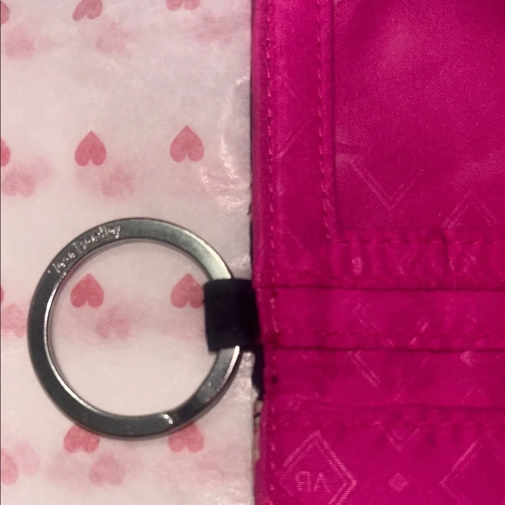 Vera Bradley Black and Pink Quilted Wallet - Picture 4 of 4